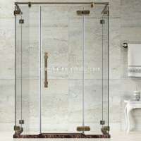 New design modern glass enclosure shower room