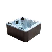 2017 hot sale 5-6 people Freestanding Whirlpool Swimming spa tub