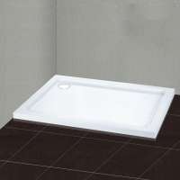 1000x760mm Rectangle Stone Shower Tray In Bath For Shower Enclosure Free Waste