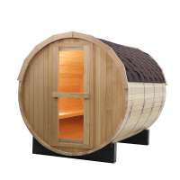 outdoor barrel sauna room new design