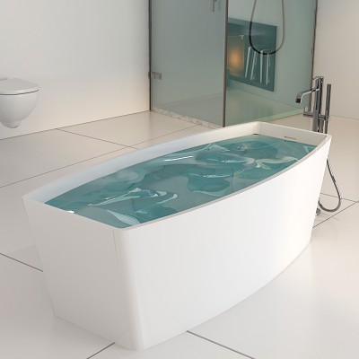 Wholesale Portable Stone Hotel Freestanding Bath Tubs Bathroom  Bathtub Bs-8618