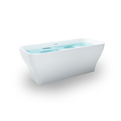 Long lasting star products repairable material freestanding solid surface bathroom bath tub acrylic resin cast stone bathtubs