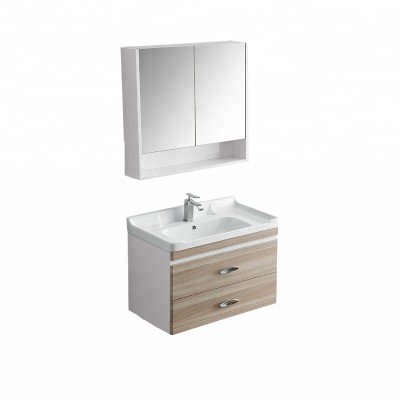 10 years after services ceramics surface basin 16 plywood double shelves wall hung vanities wash bathroom cabinet with mirror