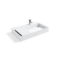 Unique Solid Surface Sink Counter Top Basin BS-8406