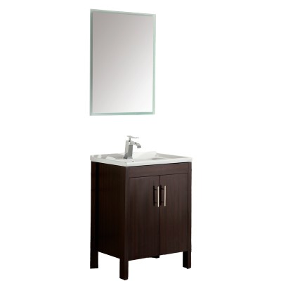 Eco friendly plywood material standing floor freestanding living room used bathroom vanity cabinet with mirror