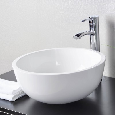 Acrylic sink modern bathrooms vanity Solid Surface basin BS-8301